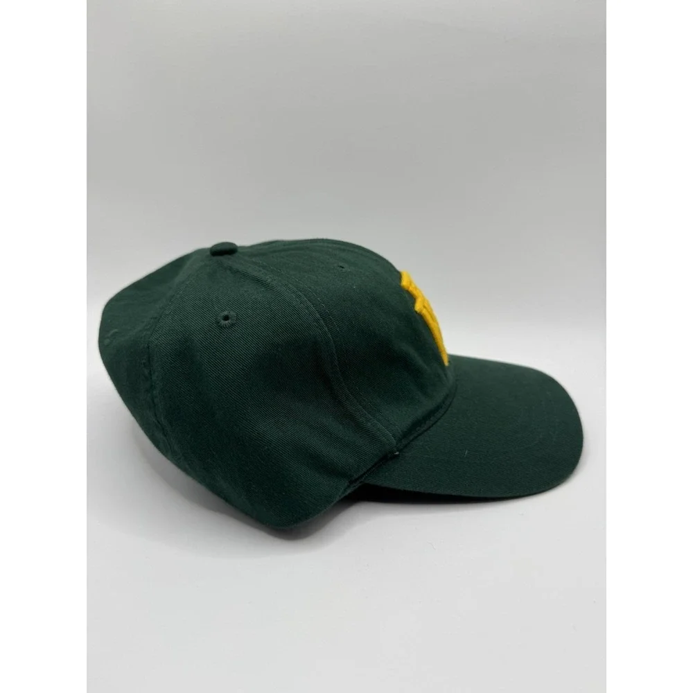 VTG Polo Ralph Lauren Hat PRL Monogram Green Yellow Strapback NWT - Picture 3 of 7